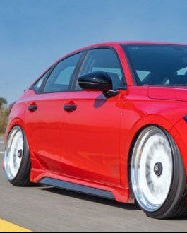 Honda Civic 11th Gen FE1 FE2 FE4 2022 2023 2024 & Civic 11th Gen FL1 FL2 FL4 2022 2023 2024 with Aftermarket Parts - V2 Style Side Skirts PP from Yofer USA