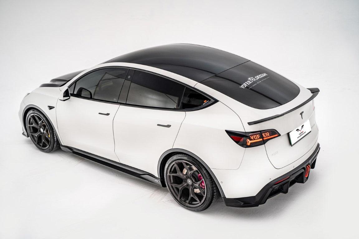 Model Y Performance Rear Spoiler Tesla Model Y / Performance Aftermarket Parts - Yofer USA Spoiler Pre ...