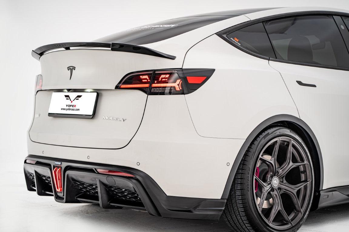 Model Y Performance Rear Spoiler Tesla Model Y / Performance Aftermarket Parts - Yofer USA Spoiler Pre ...