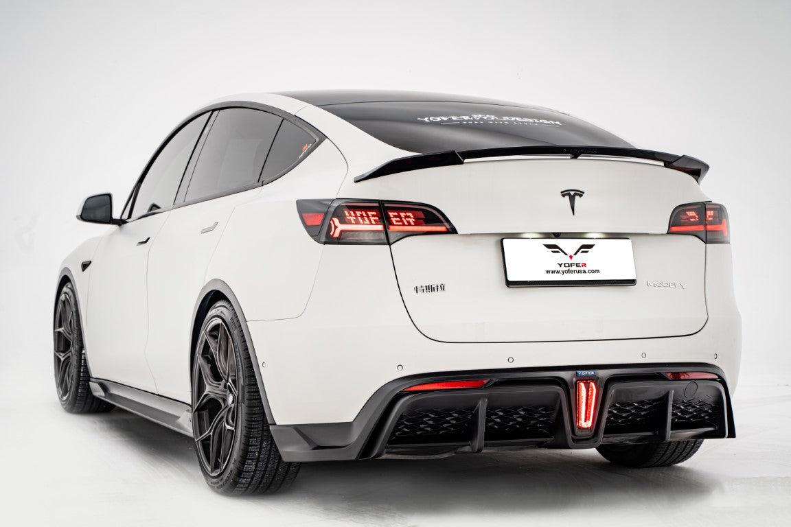 Model Y Performance Rear Spoiler Tesla Model Y / Performance Aftermarket Parts - Yofer USA Spoiler Pre ...