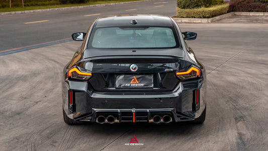 BMW M2C M2 G87 2023-ON with Aftermarket Parts - Rear Diffuser ABS from ArmorExtend