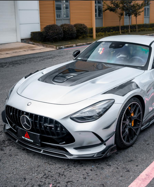 Mercedes Benz AMG GT63 SE Performance/Pro/Base GT55 GT43 C192 2025-ON with Aftermarket Parts - ART Hood Bonnet Dry Pre-preg Carbon Fiber from ArmorExtend