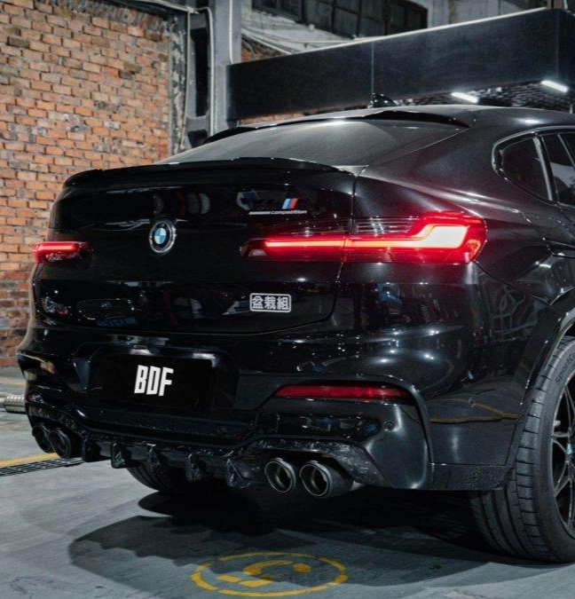 X4m Rear Diffuser BMW X4M X4MC F98 Aftermarket Parts - ArmorExtend Rear Diffuser Carbon ...