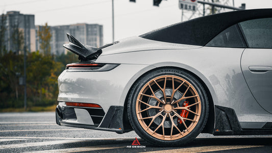 Porsche 911 992 Carrera/4/S/4S 2020-ON with Aftermarket Parts-ART Style Carbon Fiber Side Skirts from ArmorExtend