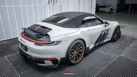 Porsche 911 992 Carrera/4/S/4S 2020-ON with Aftermarket Parts-ART Style Carbon Fiber Side Skirts from ArmorExtend