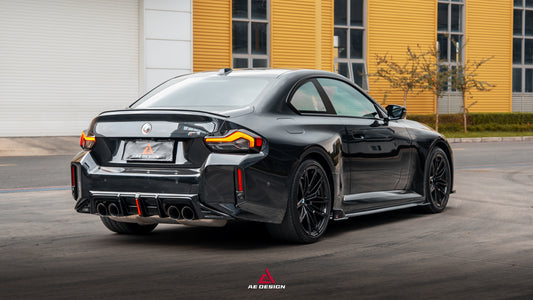 BMW M2C M2 G87 2023-ON with Aftermarket Parts - Rear Diffuser ABS from ArmorExtend