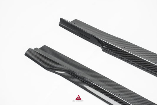 Lamborghini Huracan LP580 LP610 EVO RWD AWD Tecnica Performante 2015 2016 2017 2018 2019 2020 2021 2022 2023 2024 with Aftermarket Parts - Side Skirts Dry Pre-preg Carbon Fiber from ArmorExtend