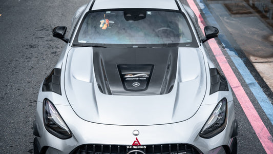 Mercedes Benz AMG GT63 SE Performance/Pro/Base GT55 GT43 C192 2025-ON with Aftermarket Parts - ART Hood Bonnet Dry Pre-preg Carbon Fiber from ArmorExtend