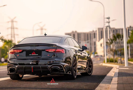 Your Audi RS5 B9.5 2020 2021 2022 2023 2024 with Aftermarket Parts - AE Style Rear Diffuser Carbon Fiber from ArmorExtend