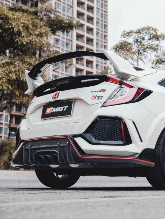 Honda Civic Type-R FK8 Aftermarket Parts - CMST Tuning Rear Diffuser ...