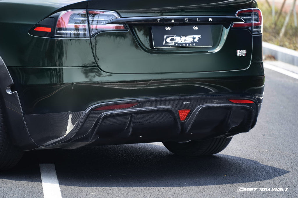 CMST Tuning Carbon Fiber Rear Diffuser for Tesla Model X 2022-ON