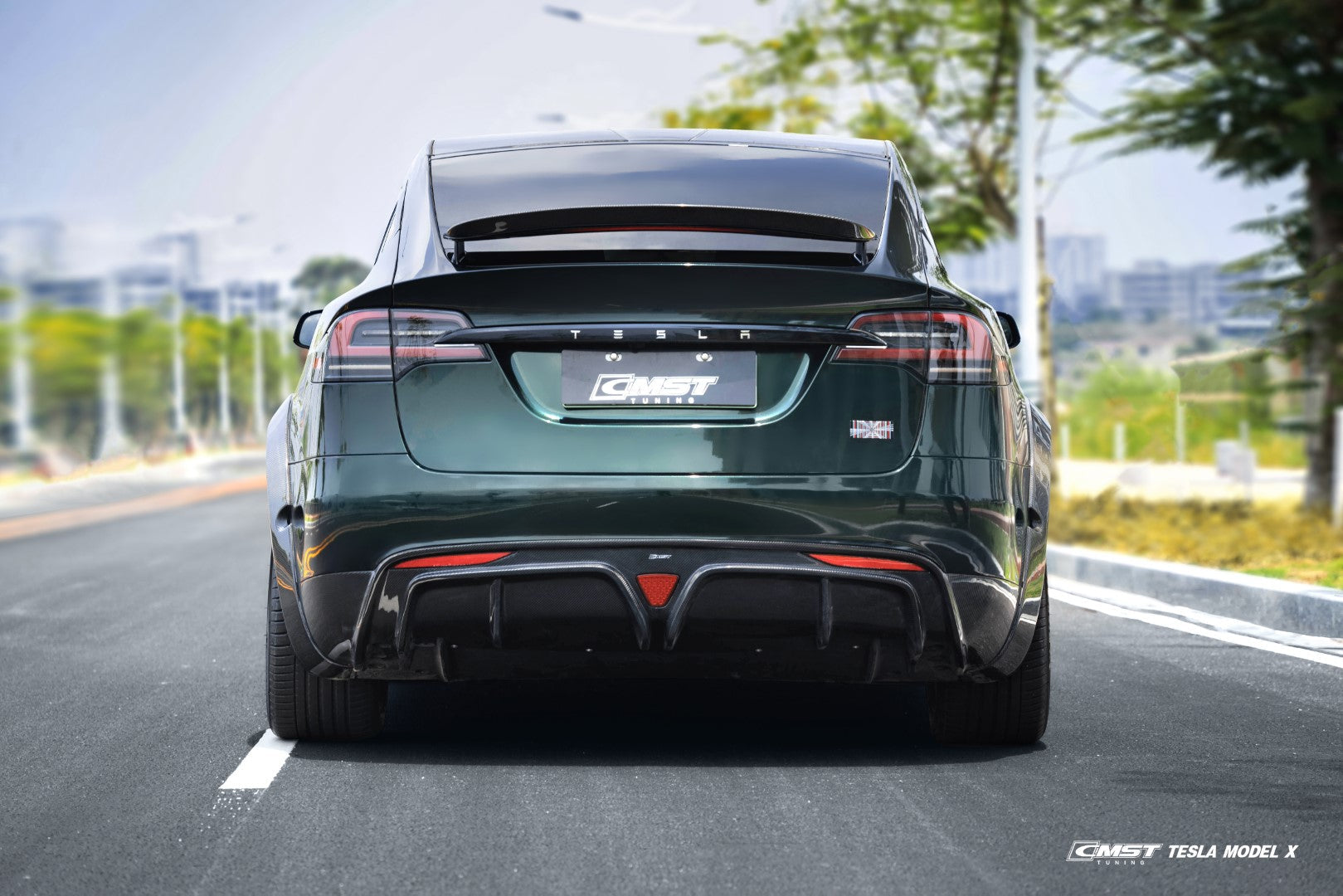 Tesla Model X Plaid Long Range Aftermarket Parts - CMST Tuning Rear ...