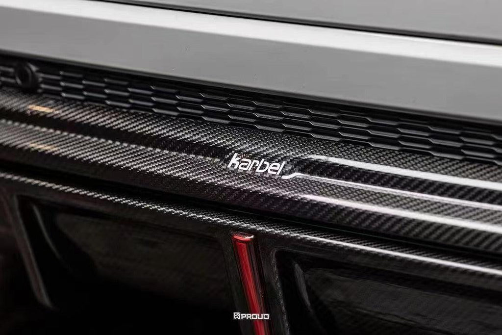 Karbel Pre-preg Carbon Fiber V1 Rear Diffuser for Audi Q8 2019-ON