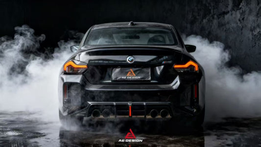BMW M2C M2 G87 2023-ON with Aftermarket Parts - Rear Diffuser ABS from ArmorExtend