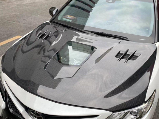 EPR Carbon Fiber EPA V2 Type vented hood for 2017-ON Toyota Camry XV70 - Performance SpeedShop