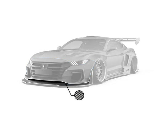 Robot Craftsman "DAWN" Front Lip for Mustang V6 GT 5.0 Mach1 Bullitt S550.1 S550.2 Carbon Fiber/FRP