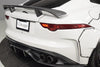 Jaguar F-Type SVR R S Base 2014-ON with Aftermarket Parts - Rear Bumper Carbon Fiber / FRP from CMST Tuning