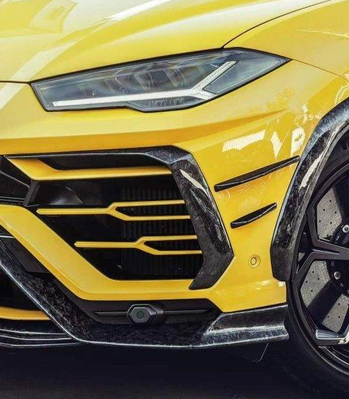 Future Design FD Carbon Fiber FRONT BUMPER CANARDS 6 PCS FOR Lamborghini Urus - Performance SpeedShop