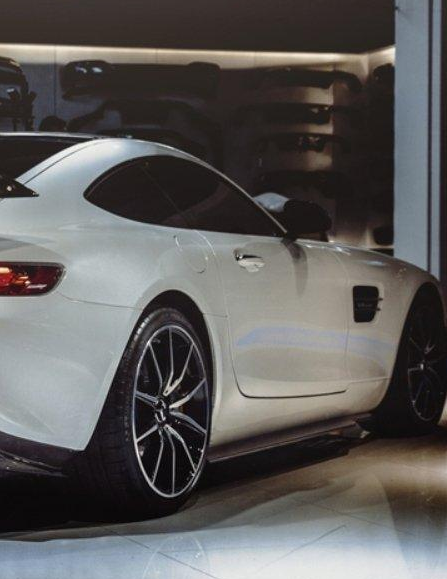 Mercedes Benz AMG GT GTS C190 2015 2016 2017 2018 2019 with Aftermarket Parts - RT Style Side Skirts Carbon Fiber from Future Design Carbon