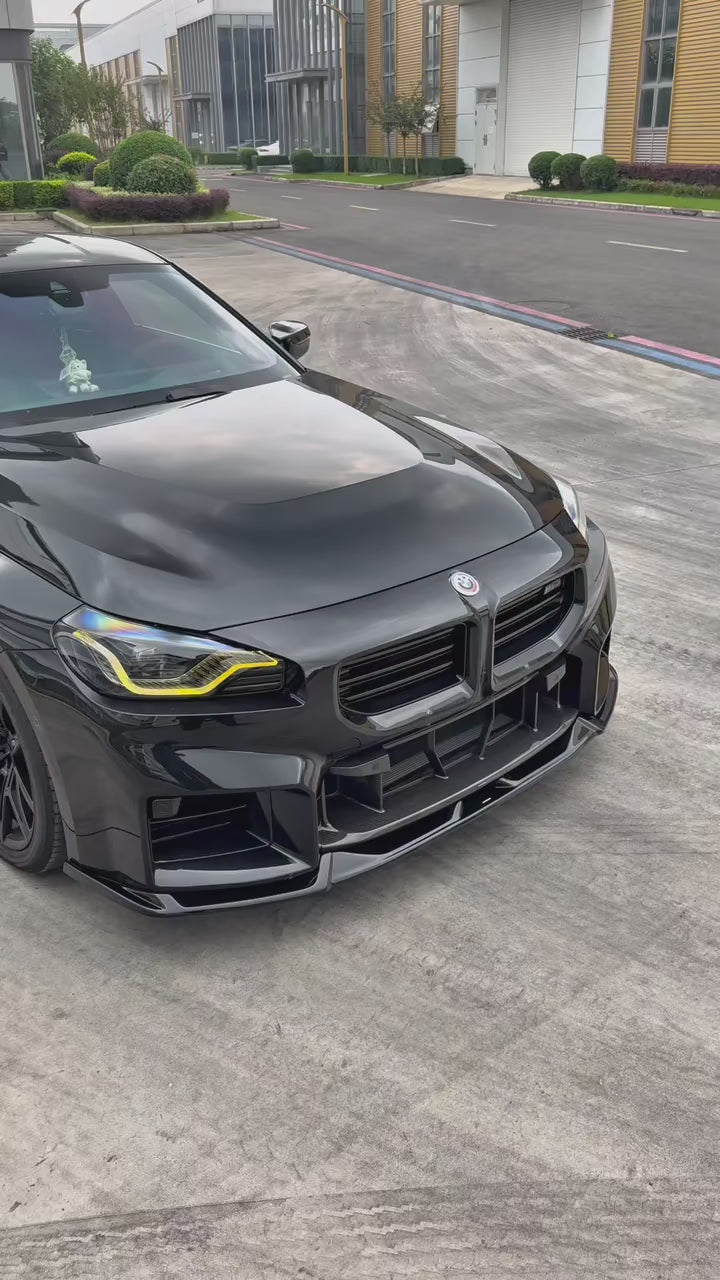 BMW M2C M2 G87 2023-ON with Aftermarket Parts - Front Lip ABS from ArmorExtend
