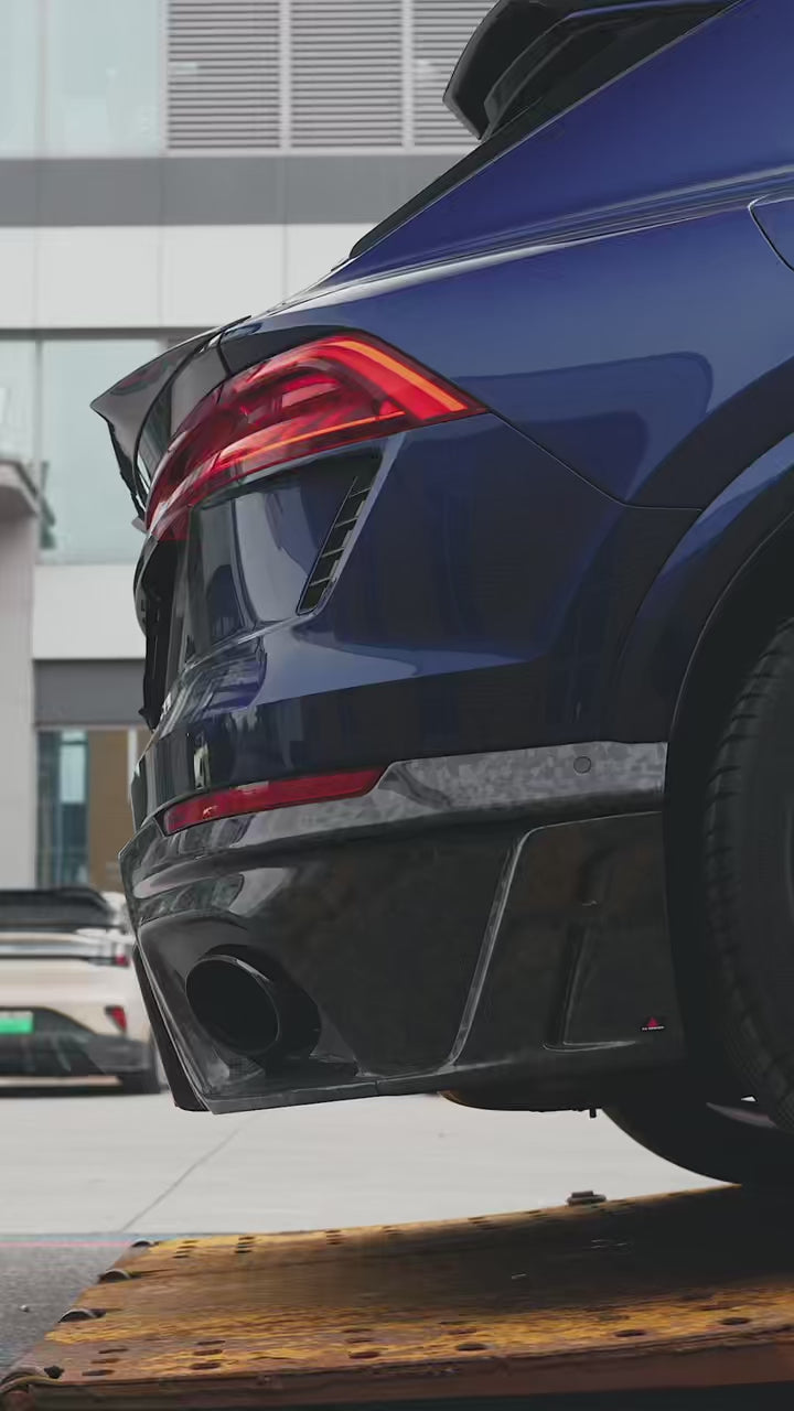 Audi RSQ8 2021 2022 2023 2024 with Aftermarket Parts - AE Front Lip Carbon Fiber from ArmorExtend