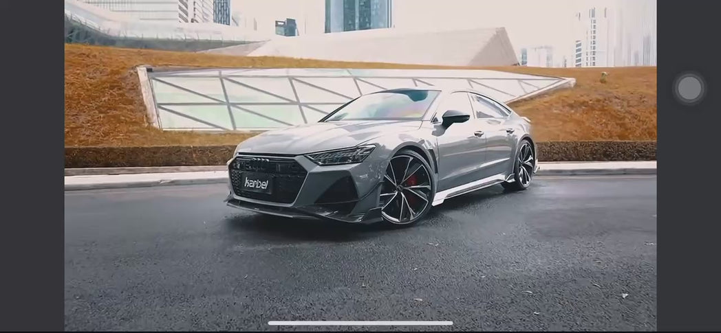 Audi RS7 S7 A7 C8 2019-ON with Aftermarket Parts - Rear Spoiler Pre-preg Carbon Fiber from Karbel Carbon
