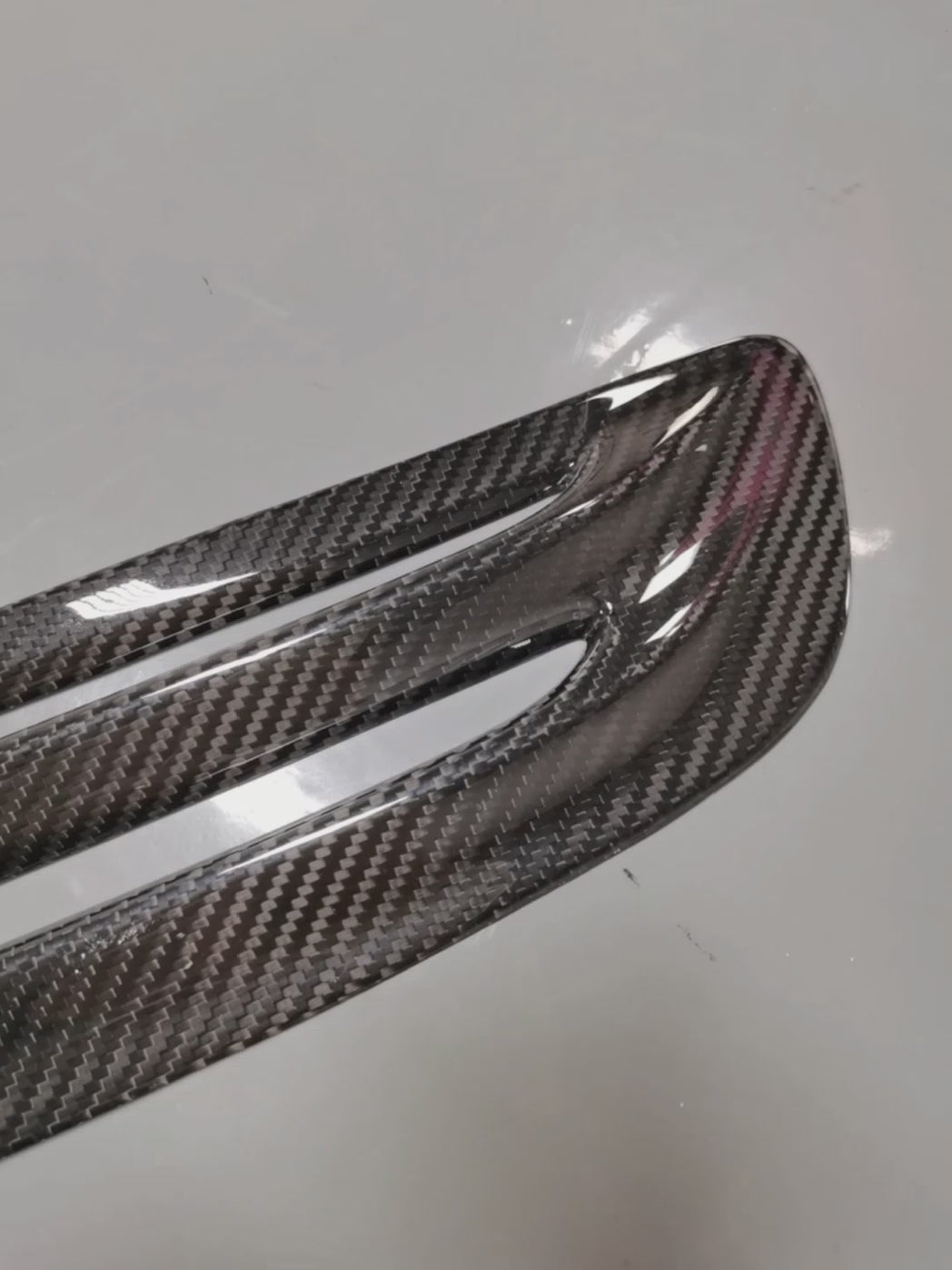 Honda Civic Type-R FL5 2023 2024 with Aftermarket Parts - Hood Vent Trim Pre-preg Carbon Fiber from EPR USA