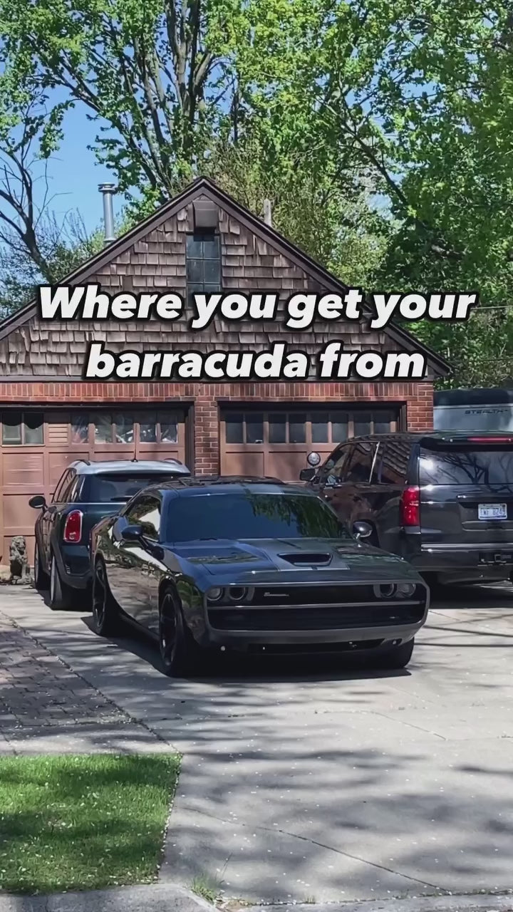 Dodge Challenger Demon Redeye Hellcat T/A Scat Pack 392 SRT R/T SXT SE 2008 2009 2010 2011 2012 2013 2014 2015 2016 2017 2018 2019 2020 2021 2022 2023 with Aftermarket Parts - "CHOPPER" Front Bumper Carbon Fiber / FRP from Robot Craftsman