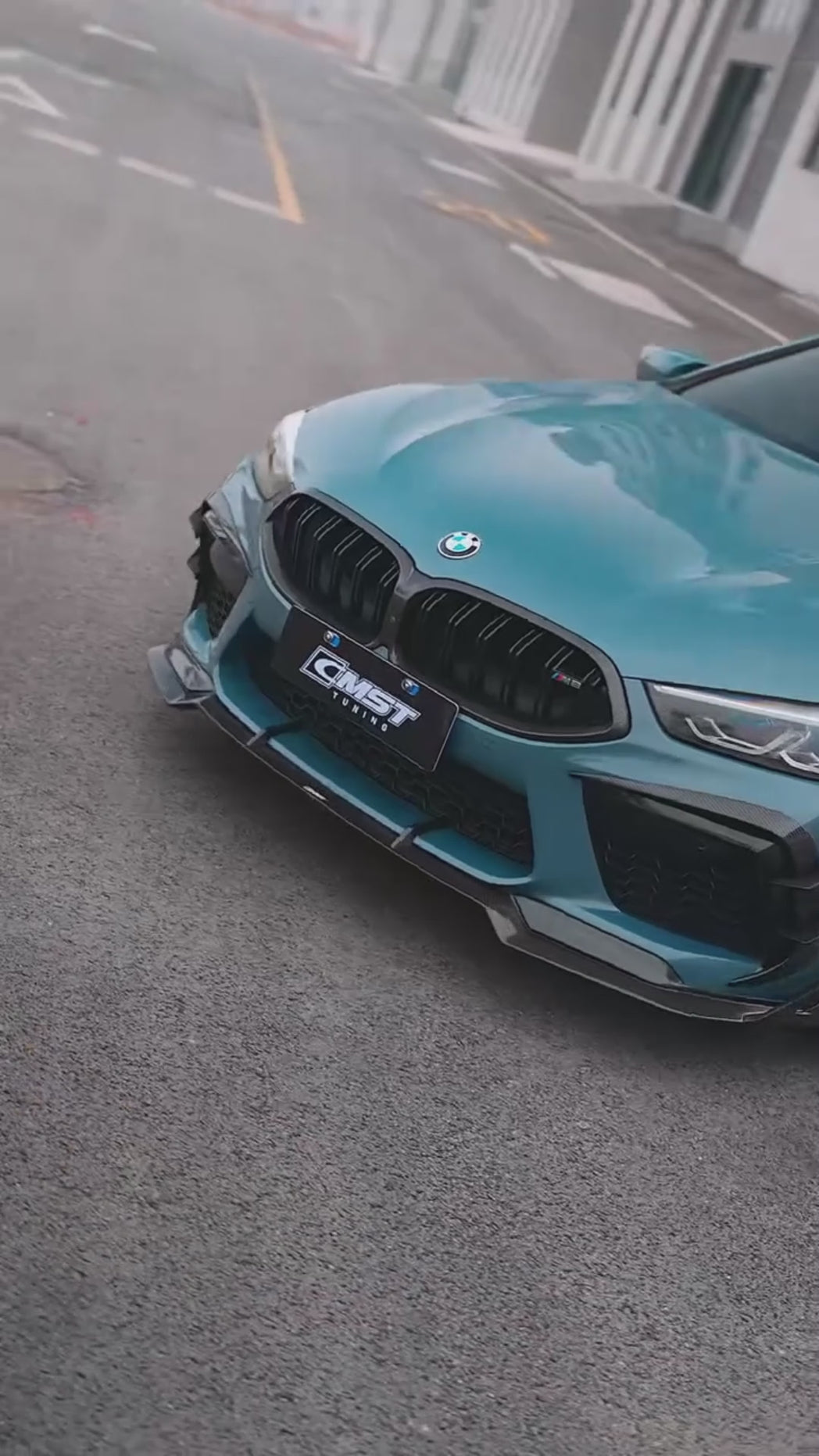 BMW M8 M8C F91 F92 F93 2019-ON with Aftermarket Parts - Front Fenders Dry Pre-preg Carbon Fiber / FRP from CMST Tuning