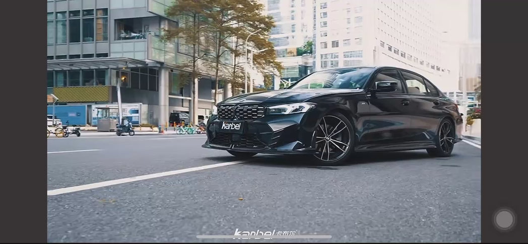 BMW M3 G80 2021-ON & 3 Series 330i M340i G20 (Fits Both Pre-LCI & LCI) 2019-ON with Aftermarket Parts - V2 Style Rear Spoiler Carbon Fiber from Karbel Carbon