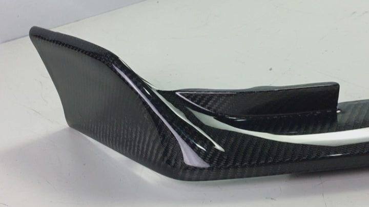 Honda Civic Type-R FK8 2017 2018 2019 2020 2021 with Aftermarket Parts - OEM Style Front Lip Carbon Fiber / FRP from EPR USA