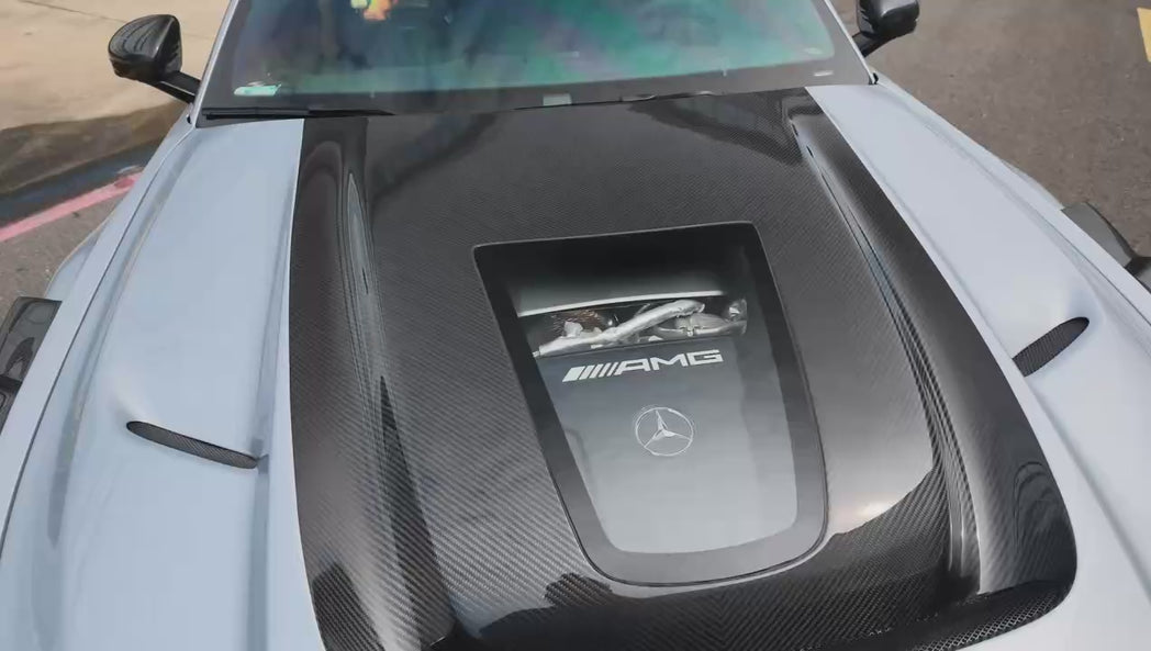 Mercedes Benz AMG GT63 SE Performance/Pro/Base GT55 GT43 C192 2025-ON with Aftermarket Parts - ART Hood Bonnet Dry Pre-preg Carbon Fiber from ArmorExtend