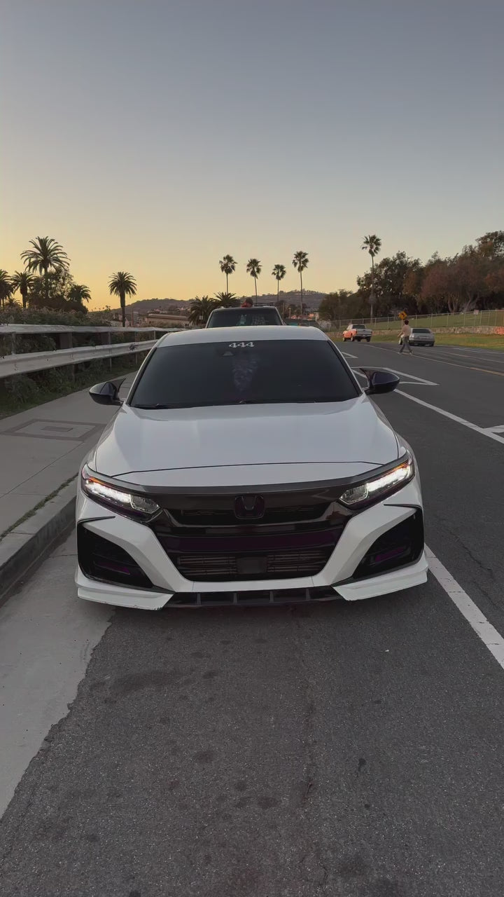 Honda Accord 10th 10.5th Gen 2018-2022 with Aftermarket Parts - Side Skirts PP from Yofer USA