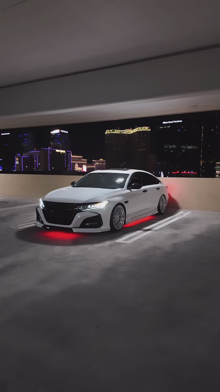 Honda Accord 10th Gen Pre-facelift 2018-2020 with Aftermarket Parts - Front Bumper PP from Yofer USA