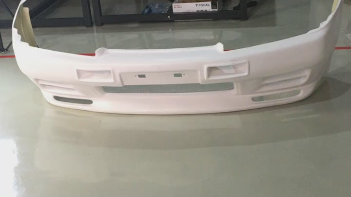 Nissan R32 Skyline GTS 1989 1990 1991 1992 1993 1994 & R32 Skyline 4 Door 1989 1990 1991 1992 1993 1994 with Aftermarket Parts - GTR Style Front Bumper Carbon Fiber / FRP from EPR USA
