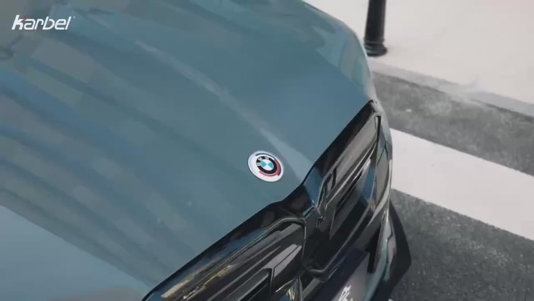 BMW i5 xDrive40 / i5 eDrive40 (with M-package bumper, does not fit base mode) / i5 M60 G60 G61 2024-ON & 5 Series 540i xDrive / 530i xDrive / 530i (with M-package bumper, does not fit base model) / 550e xDrive G60 G61 2024-ON with Aftermarket Parts - Pre-preg Carbon Fiber Rear Spoiler from Karbel Carbon