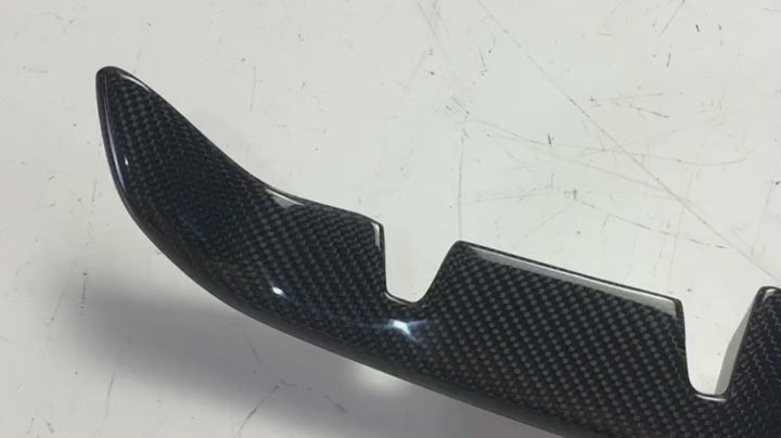 Honda Civic Type-R FK8 2017 2018 2019 2020 2021 with Aftermarket Parts - BLTZ Style Rear Garnish Carbon Fiber / FRP from EPR USA