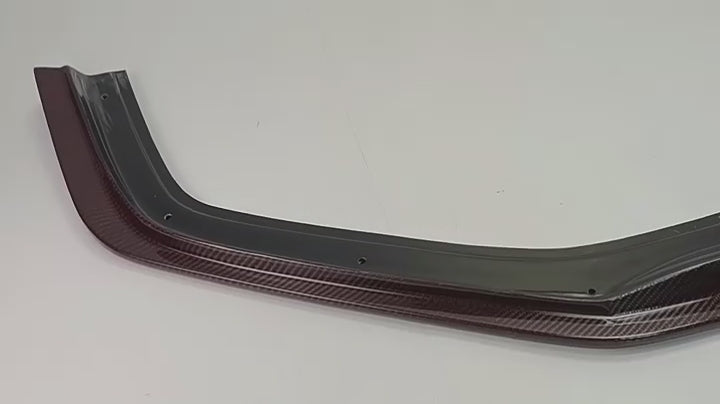 Honda Civic Type-R FK8 2017 2018 2019 2020 2021 with Aftermarket Parts - VRSW Style Front Lip Carbon Fiber from EPR USA