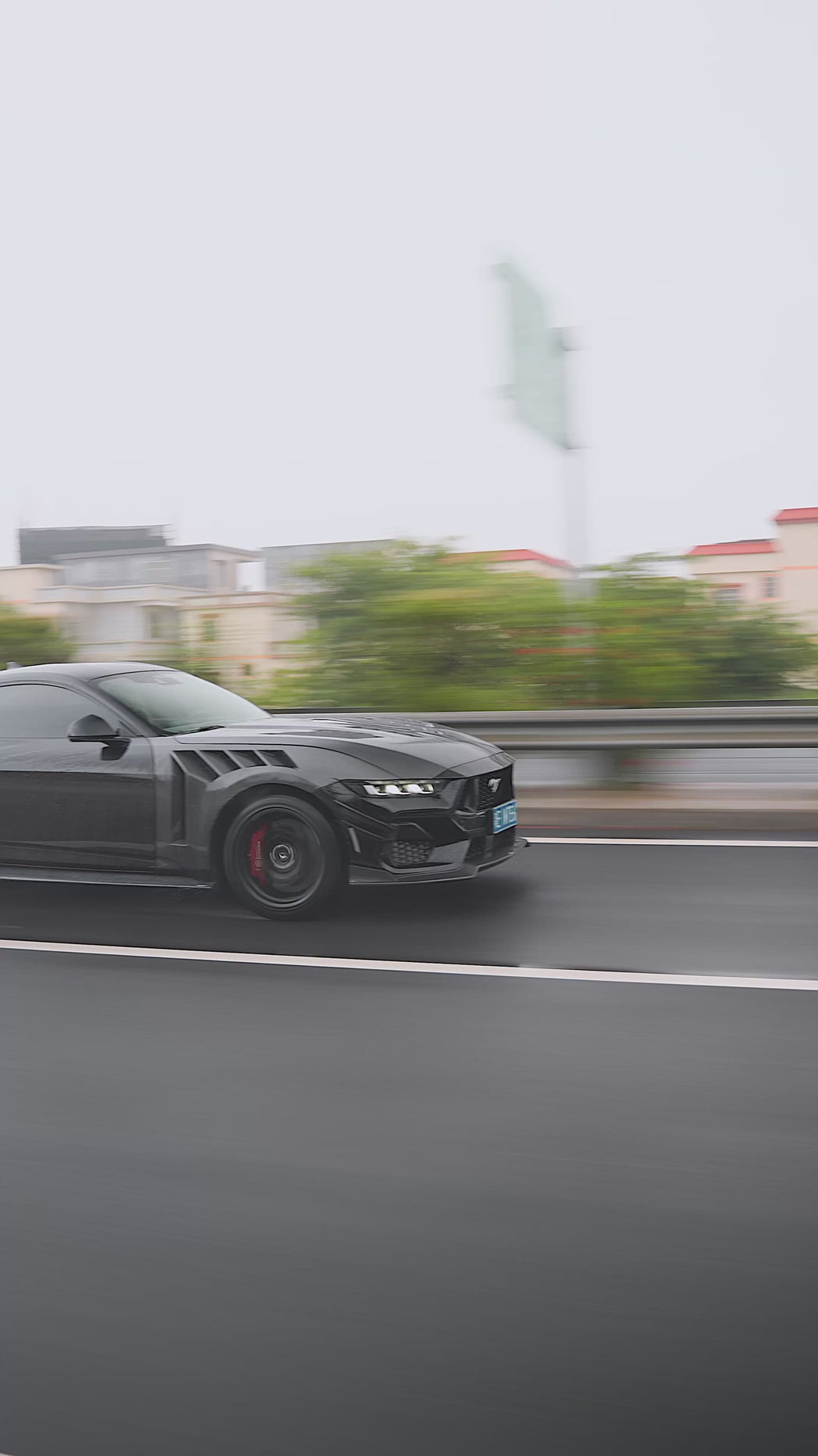 Ford Mustang S650 GT 2024-ON with Aftermarket Parts - V1 Front Lip Carbon Fiber / FRP from CMST Tuning
