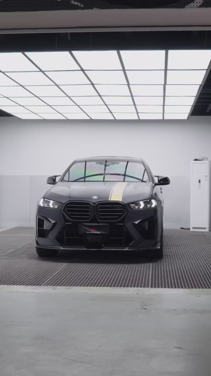 BMW X5M X5MC F95 & X6M X6MC F96 (Fits Both Pre-LCI & LCI) 2020 2021 2022 2023 2024 With Aftermarket Parts - AE V2 Style Rear Diffuser & Canards Pre-preg Carbon Fiber from ArmorExtend