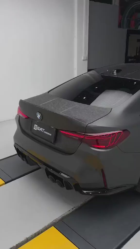 BMW M4 G82 2021-ON & 4 Series G22 430i M440i 2020-ON with Aftermarket Parts - CSL Style Trunk Dry Pre-preg Carbon Fiber from Aero Republic