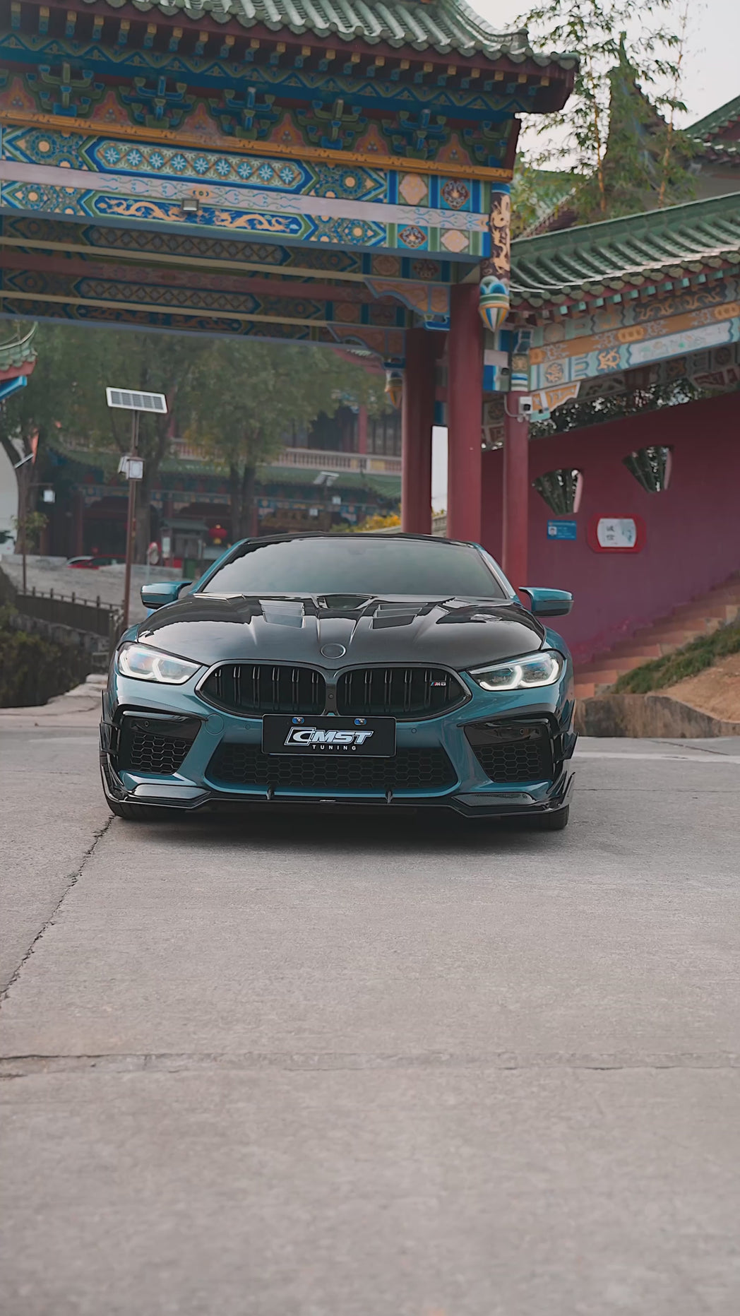 BMW M8 M8C F92 F93 2019-ON with Aftermarket Parts - Side Skirts Dry Pre-preg Carbon Fiber / FRP from CMST Tuning