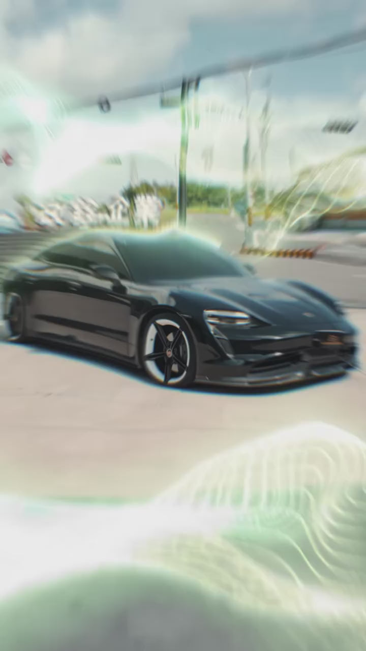 Future Design FD Carbon Fiber REAR DIFFUSER for Porsche Taycan Base & 4S - Performance SpeedShop