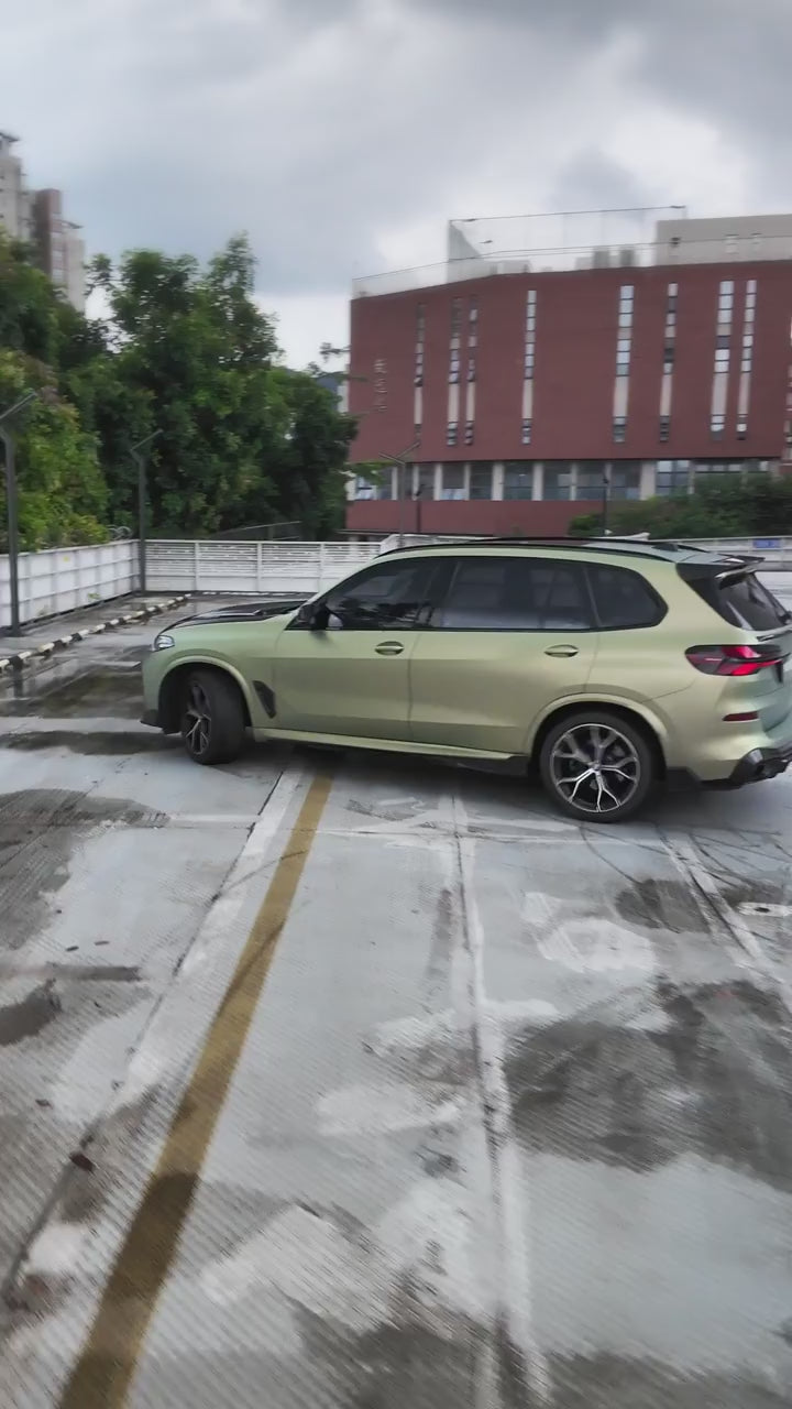 BMW X5 M60i s/x Drive 40i xDrive 50e G05 (Fits Both Pre-LCI & LCI) 2019 2020 2021 2022 2023 2024 with Aftermarket Parts - Rear Diffuser & Canards & Exhaust Tips Carbon Fiber from SOOQOO USA