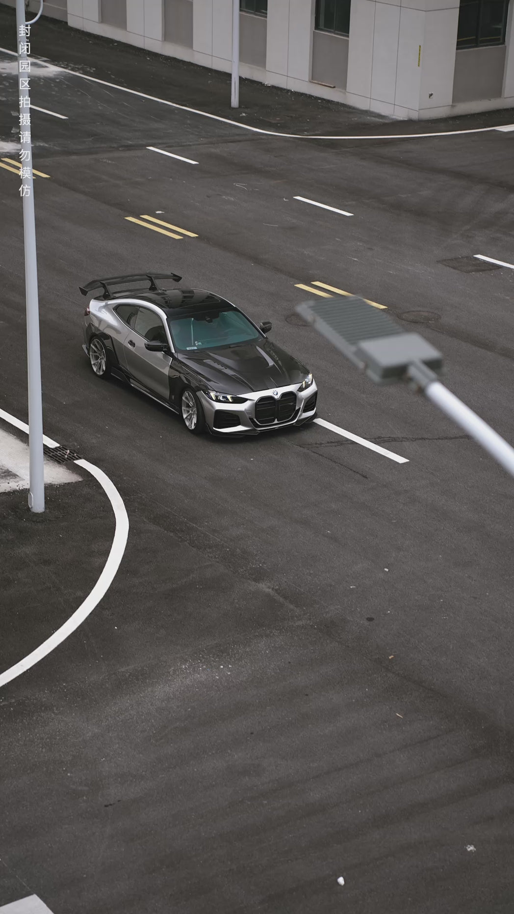 BMW 4 Series M440 430 G22 G23 2020-ON with CMST Tuning's Aftermarket Parts - Front Lip Dry Pre-preg Carbon Fiber / FRP. A complete transformation of style and performance.