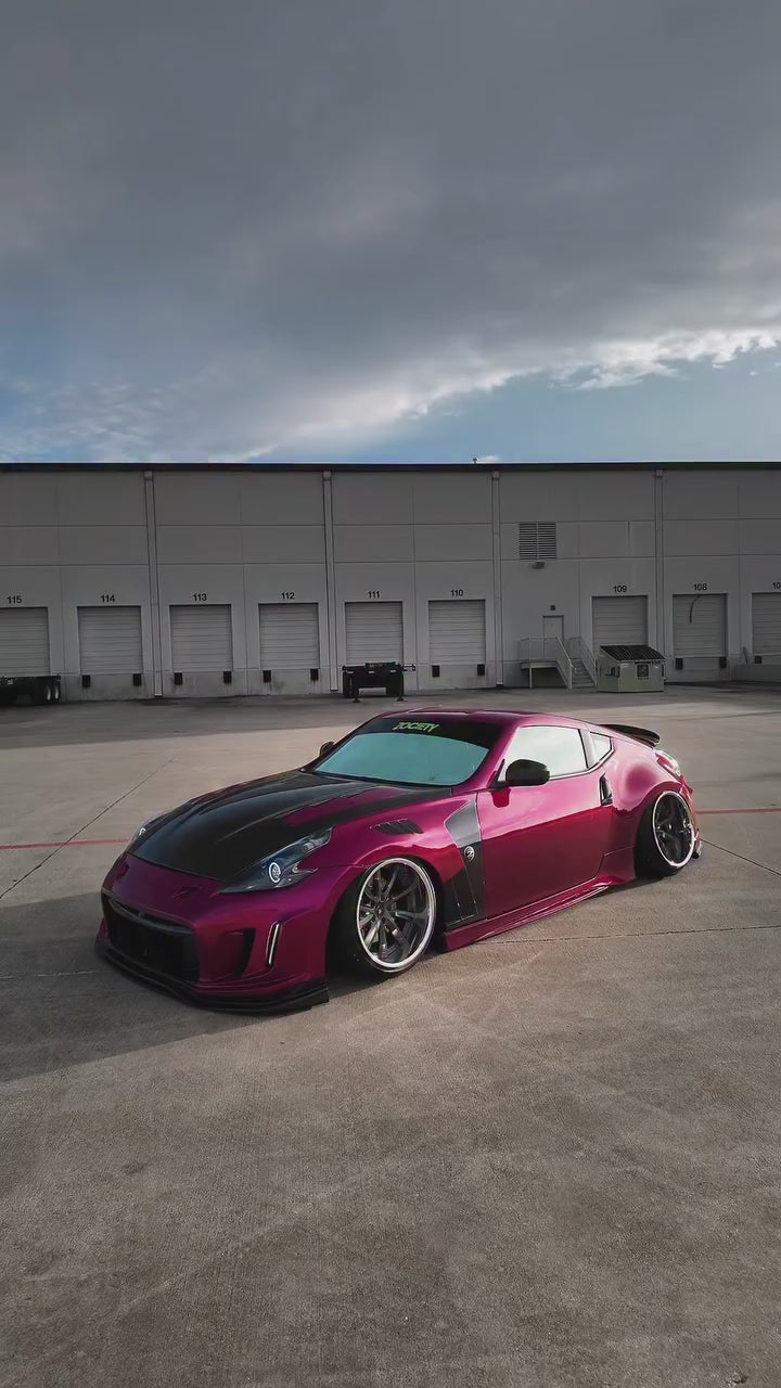 Nissan 370Z Nismo Sport Touring Base Fairlady Z Z34 2009 2010 2011 2012 2013 2014 2015 2016 2017 2018 2019 2020 with Aftermarket Parts - EPA Front Fenders Carbon Fiber from EPR USA