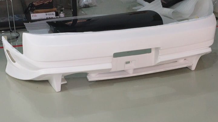 Nissan R33 Skyline GTST Series 1 1993 1994 1995 1996 & R33 Skyline GTST Series 2 1997 1998 with Aftermarket Parts - Do Luck Style Rear Bumper Carbon Fiber / FRP from EPR USA