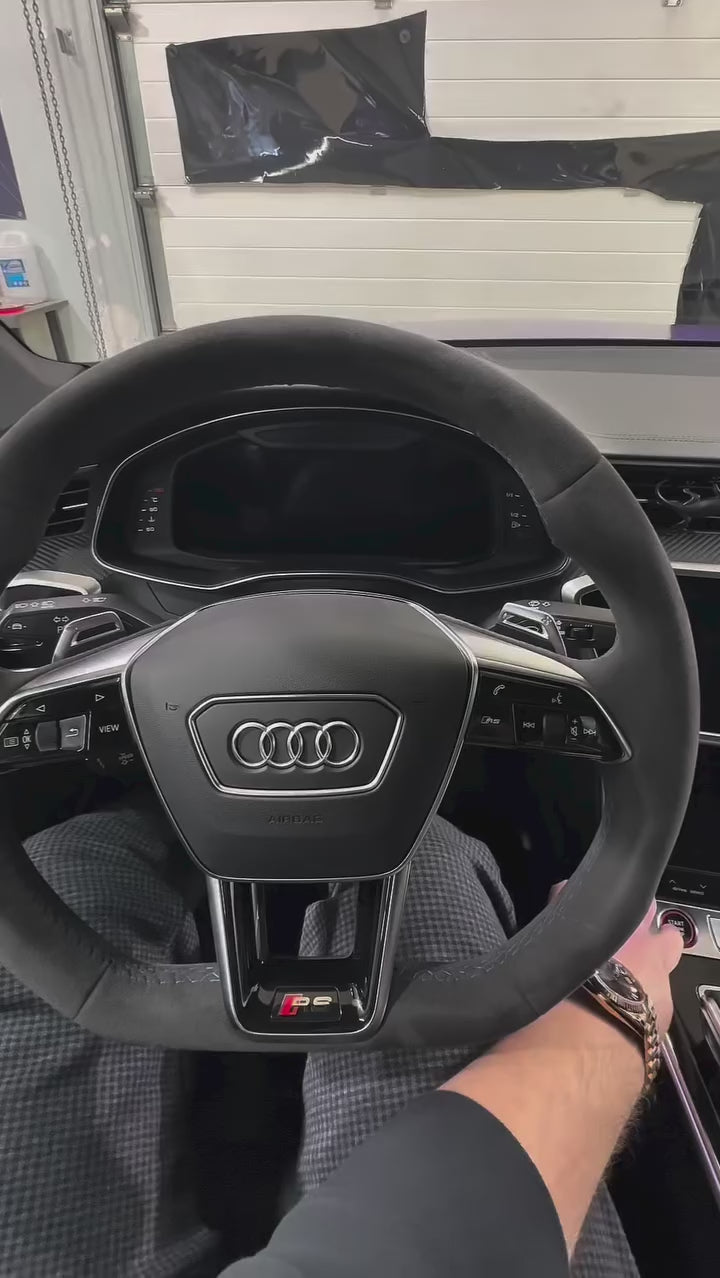 Future Design Blaze Carbon Fiber FRONT LIP SPLITTER for Audi RS6 RS7 C8 2020-ON - Performance SpeedShop
