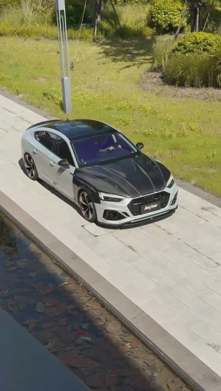 Audi S5 A5 B9 B9.5 2017-Early 2025 with Aftermarket Parts - Front Fenders Dry Pre-preg Carbon Fiber from BCTXE Tuning
