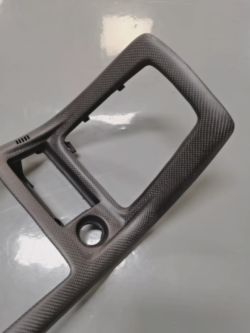 Nissan R32 Skyline GTR 1989 1990 1991 1992 1993 1994 with Aftermarket Parts - Radio Surround Panel Carbon Fiber from EPR USA